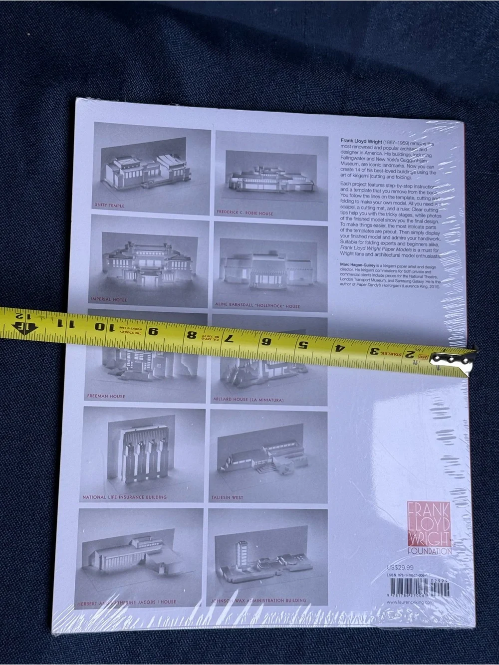 Frank Lloyd Wright Paper Models - White & Gray Architectural Kirigami
